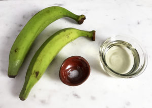 KitchAnnette Tostones Maduros Green Plantain Ingredients